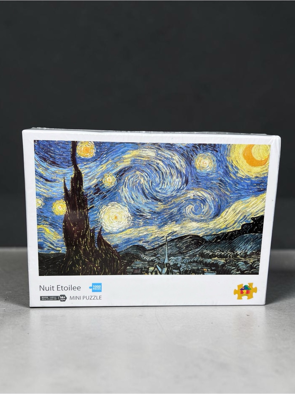 Starry Night NIB Mini Jigsaw Puzzle 1000 pc Van Gogh Nuit Etoilee Brand‎ Sealed